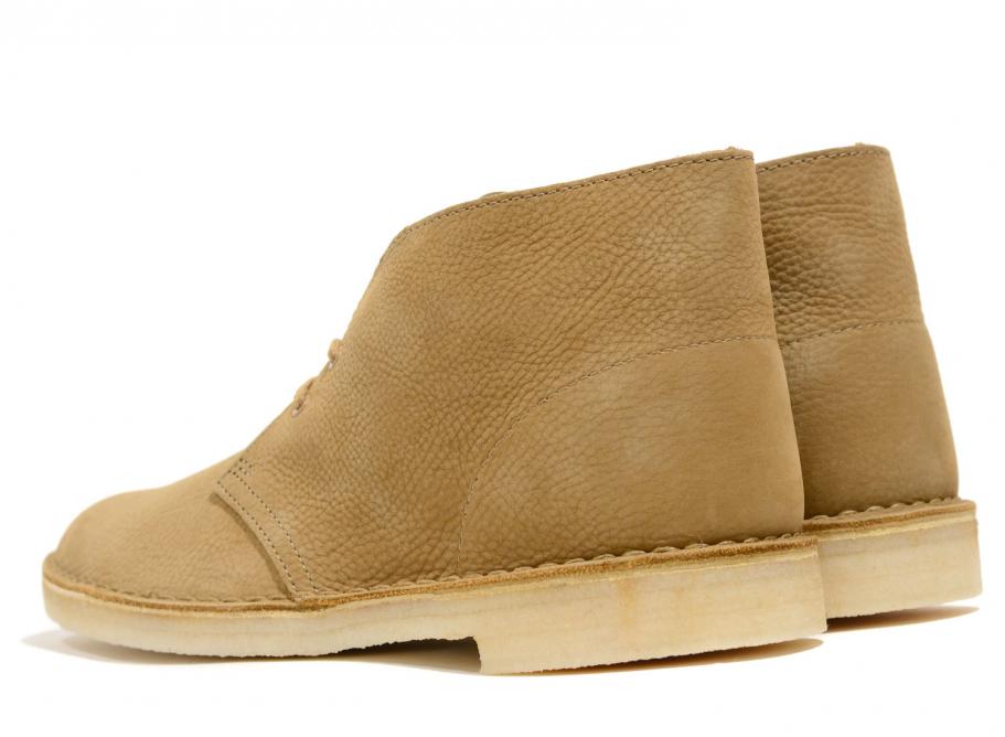 clarks desert boot oak suede