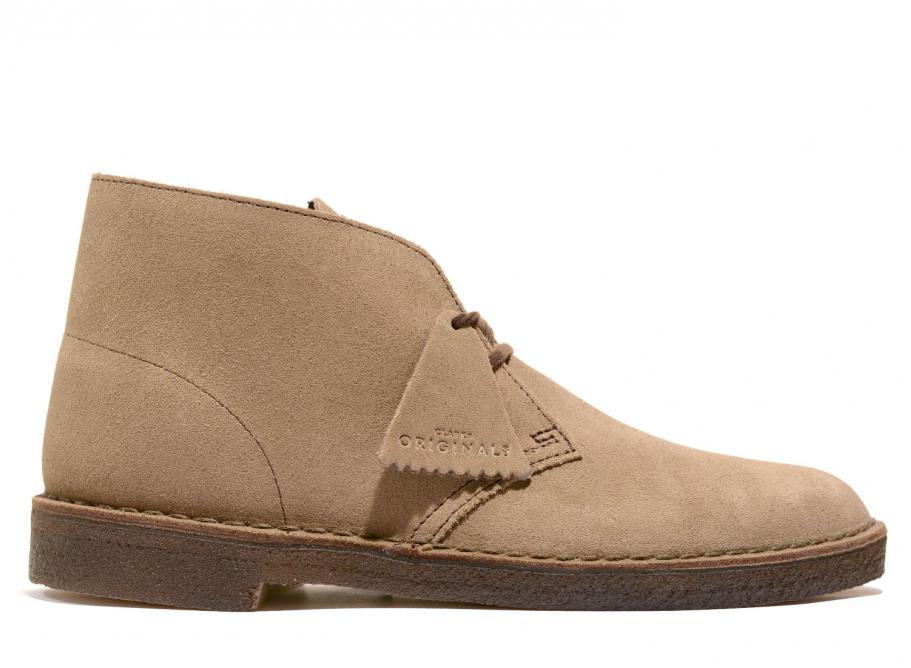 clarks desert boot wolf