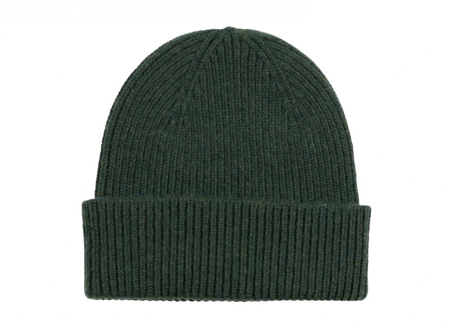 Colorful Standard Merino Wool Beanie Hunter Green Soldes Novoid Plus