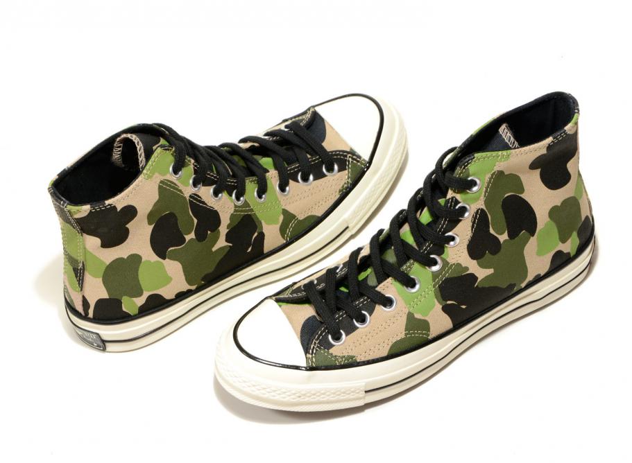 converse femme camouflage