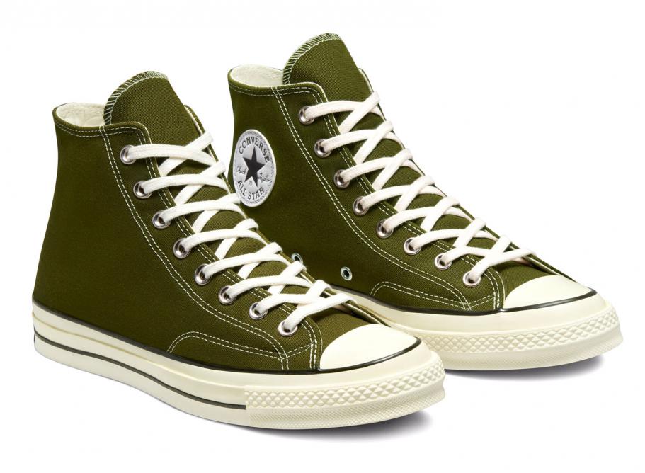 Moss green discount converse
