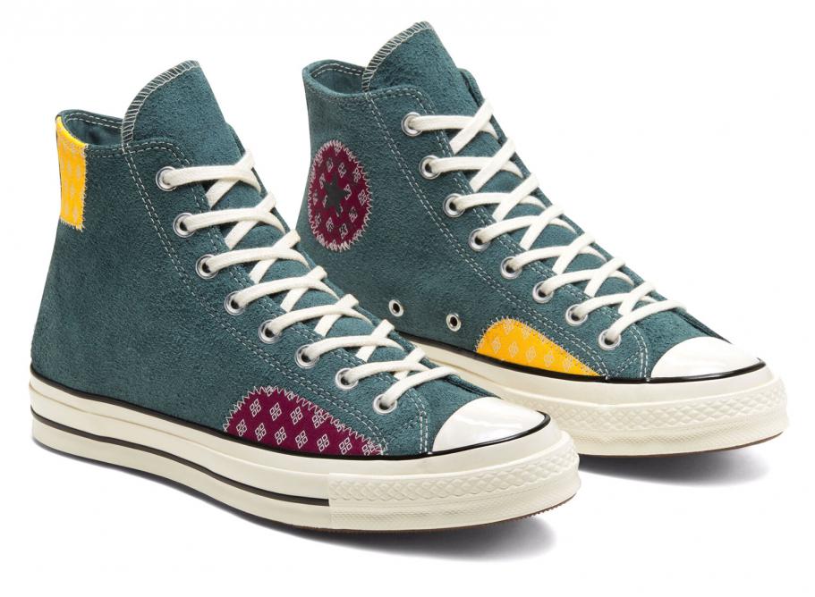 Converse Chuck 70 Hi Faded Spruce Amarillo 166853C Novoid Plus