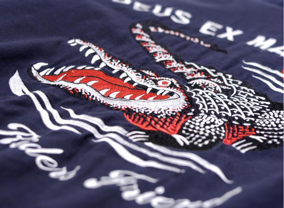 Deus Ex Machina Elias Croc Bomber Navy 
