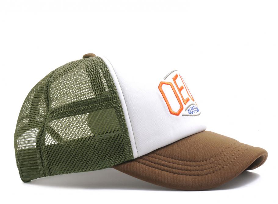 hexagonal trucker hat