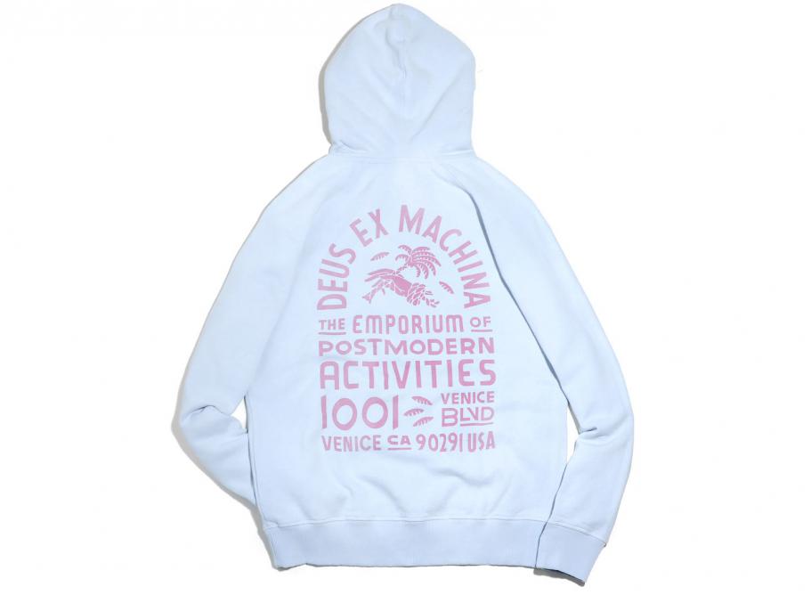 Deus Ex Machina Sunbleached Postmodern Hoodie Sky Novoid Plus