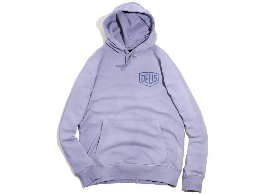 Deus Ex Machina Sunbleached Tokyo Hoodie Steel Blue Novoid Plus