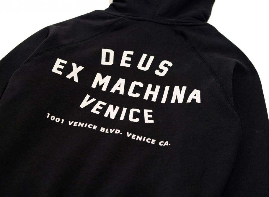Deus Ex Machina Venice Address Hoodie Black / Novoid Plus
