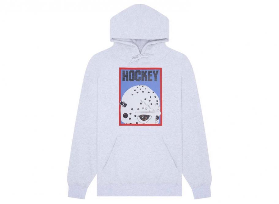 Hockey Skateboards Half Mask Hoodie Grey Novoid Plus