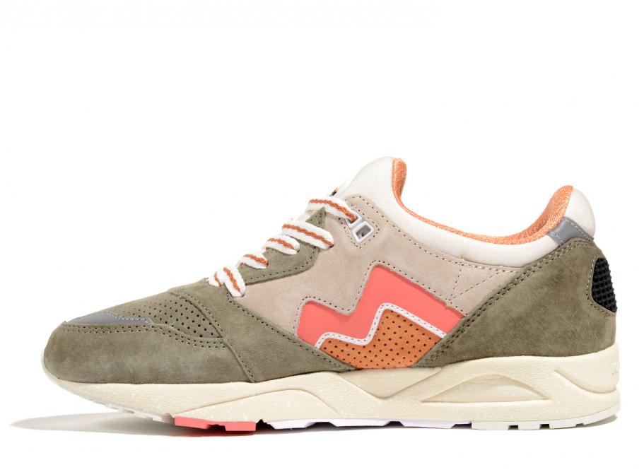 karhu unisex suede aria 95 trainer sneaker in vetiver