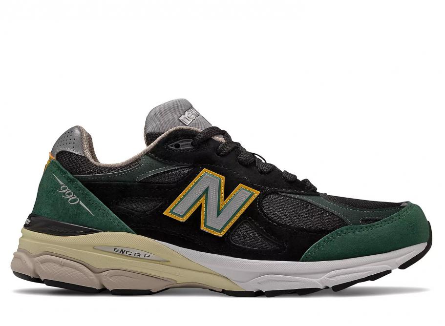 New Balance M990CP3 Black Green Novoid Plus