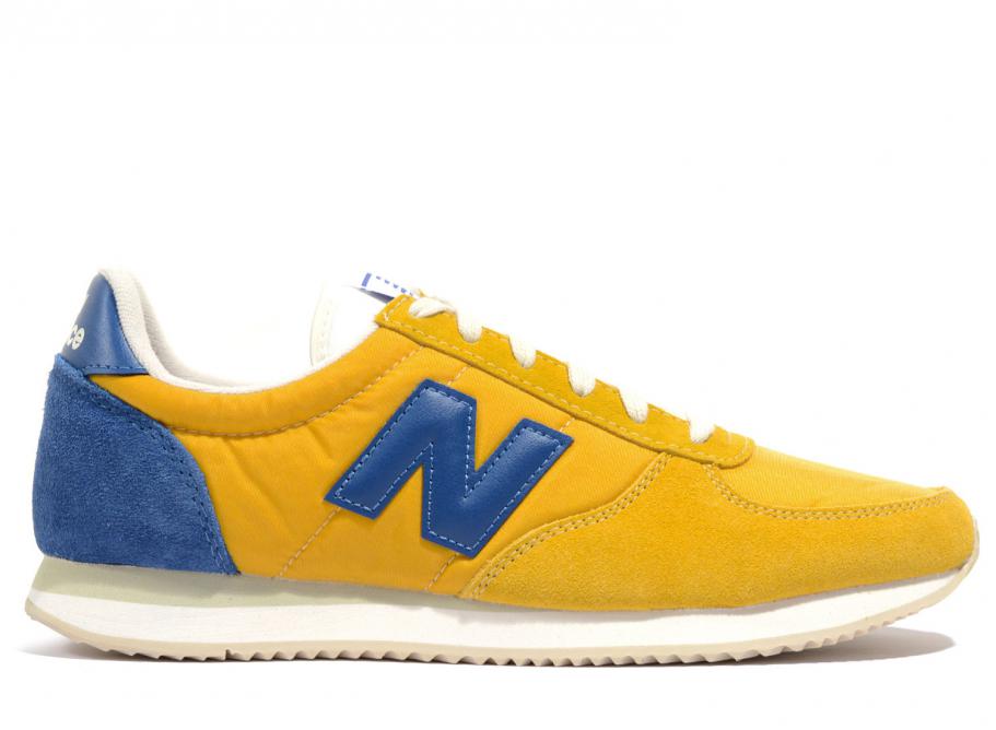 new balance yellow and blue