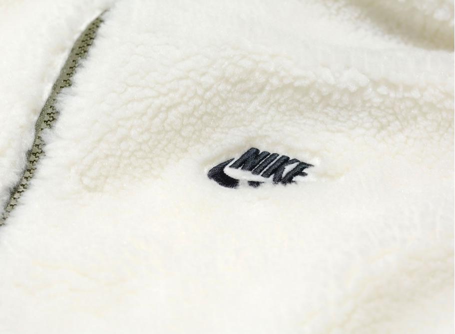 fluffy nike half zip