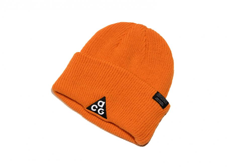 nike acg beanie orange