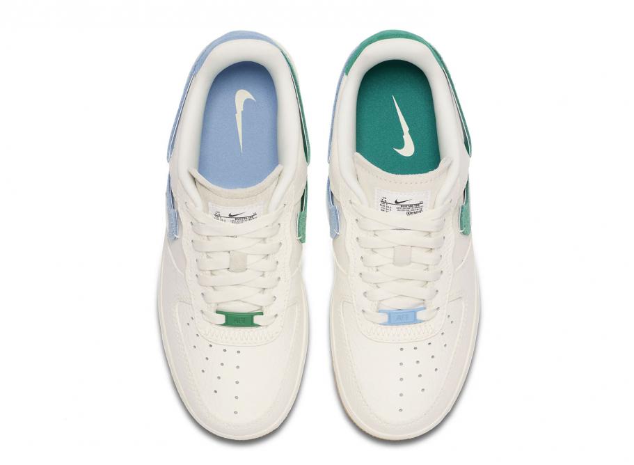 Nike w air force 1 07 lux - sail/mystic green sales