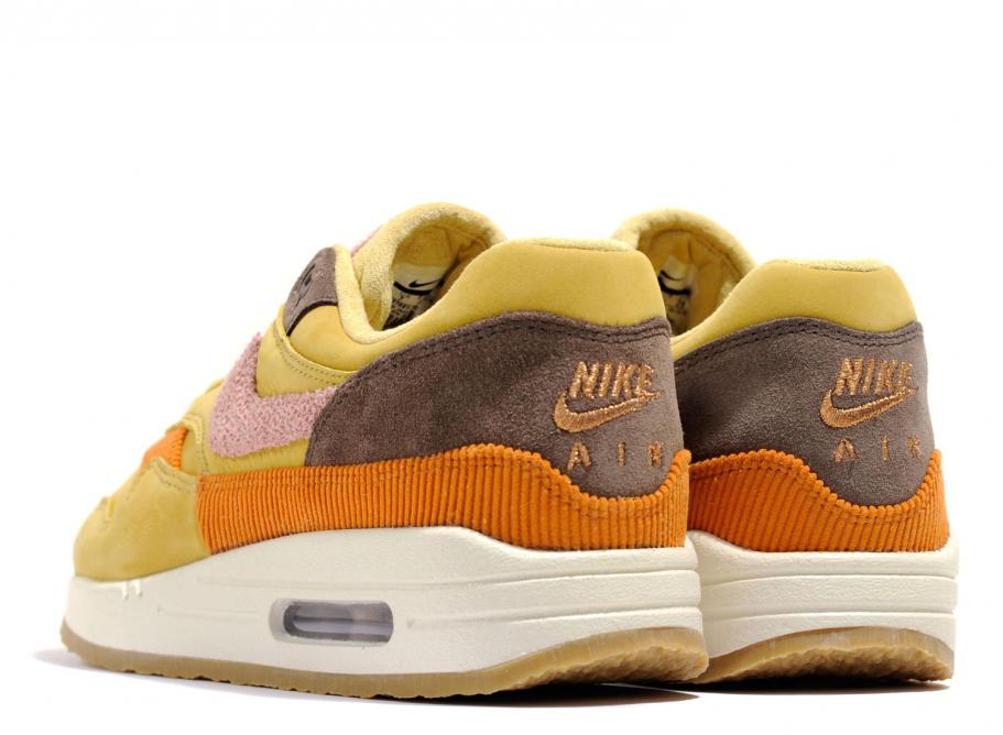 Nike Air Max 1 Wheat Gold/Rust Pink-Baroque Brown - CD7861-700