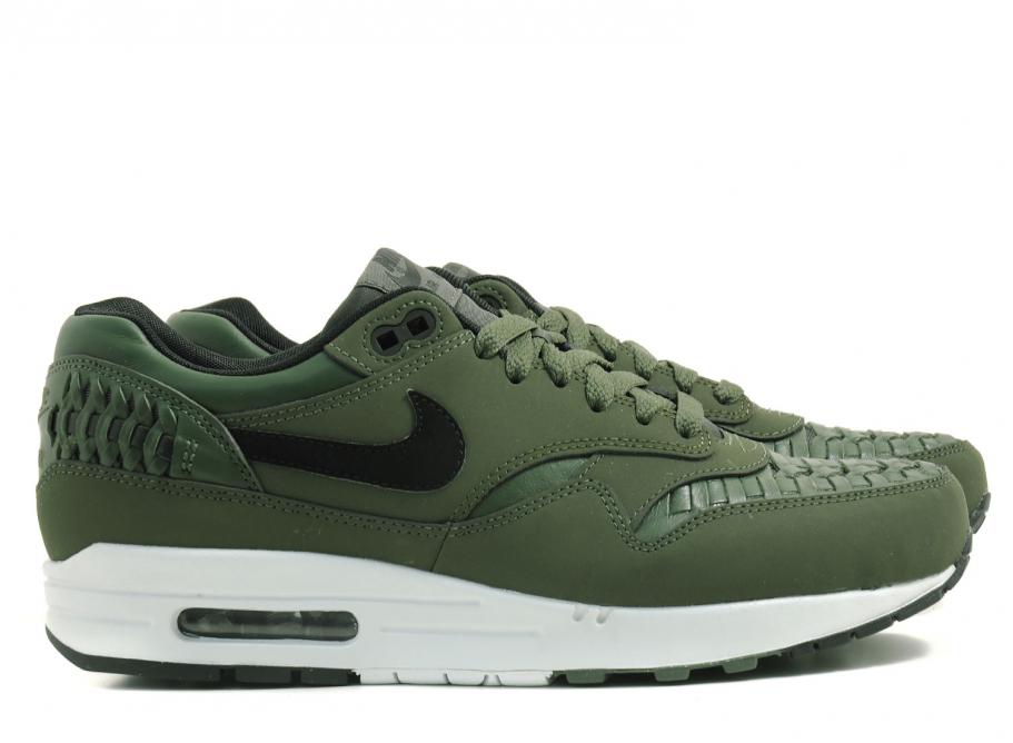 nike air max 1 woven carbon green nike air max 1 woven carbon green