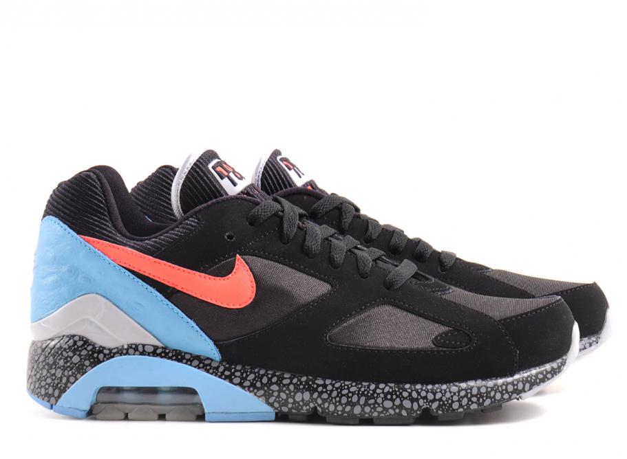 air max 180 black orange
