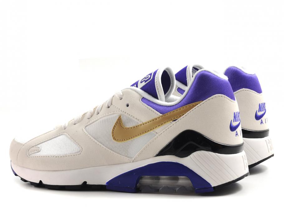 Nike Air Max 180 QS White / Concord / Metallic Gold / Soldes ... NIKE AIR MAX 180 QS WHITE / CONCORD / METALLIC GOLD