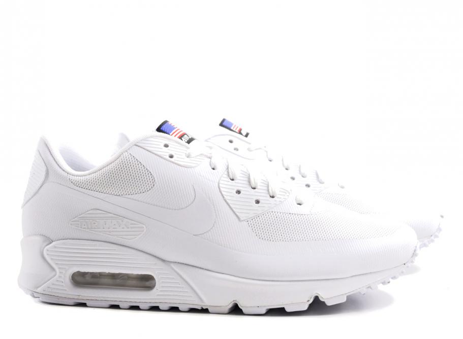 nike air max 90 hyperfuse independence day white