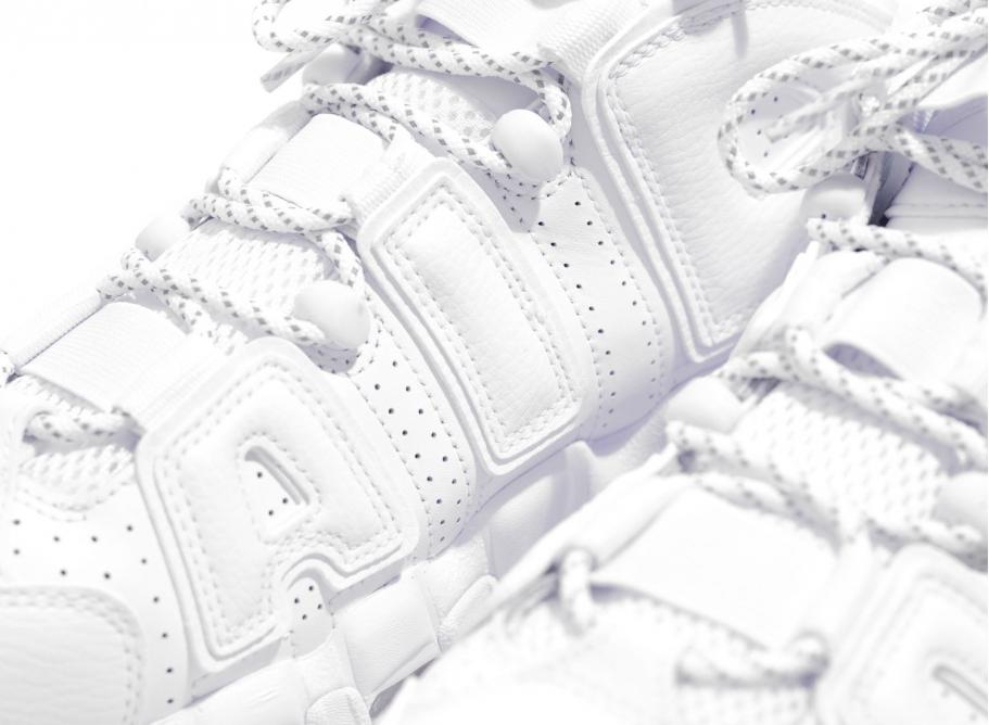 uptempo 96 triple white