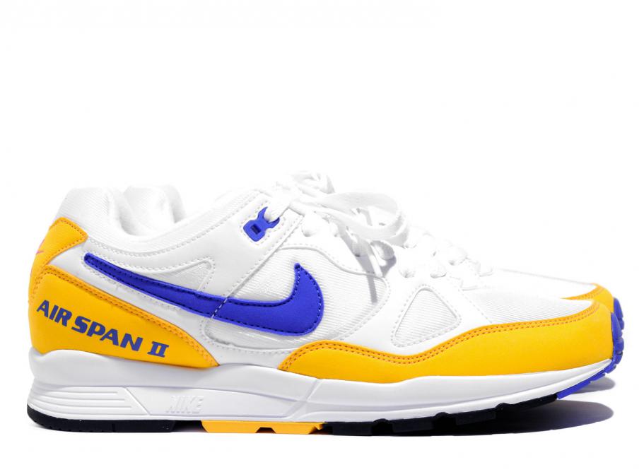 Nike air span 2 white yellow sales