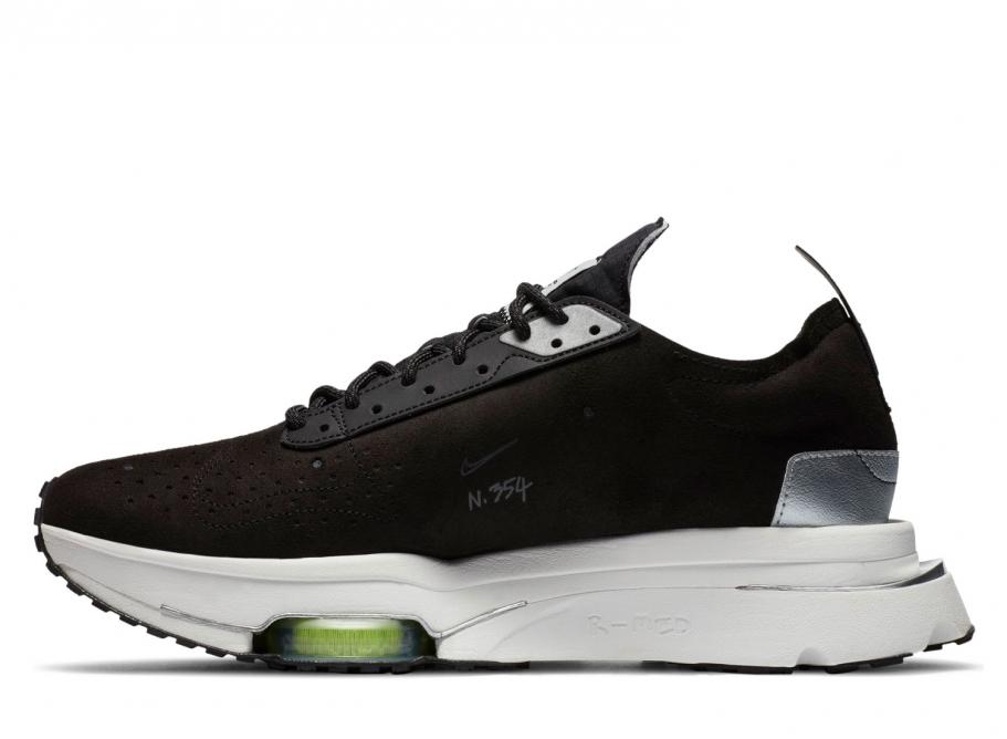 nike air zoom type black silver