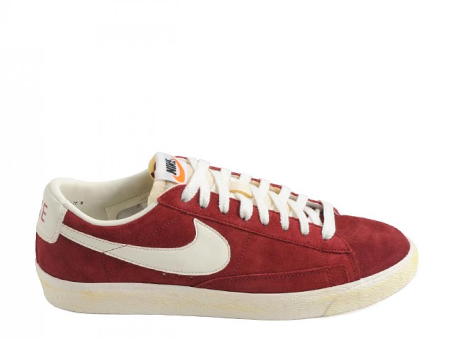 nike blazer low vintage suede red