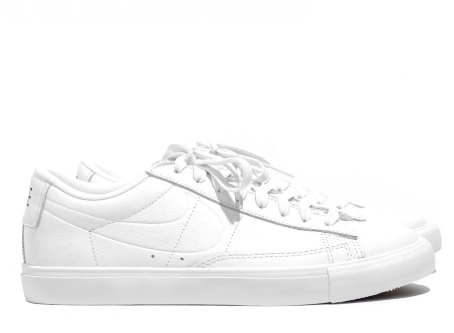 nike blazer low white