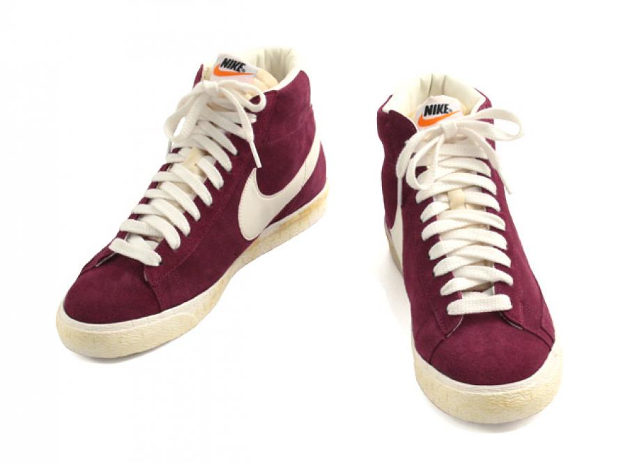nike blazer mid vintage bordeaux