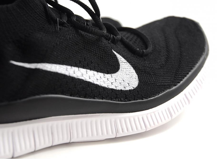 nike free black white