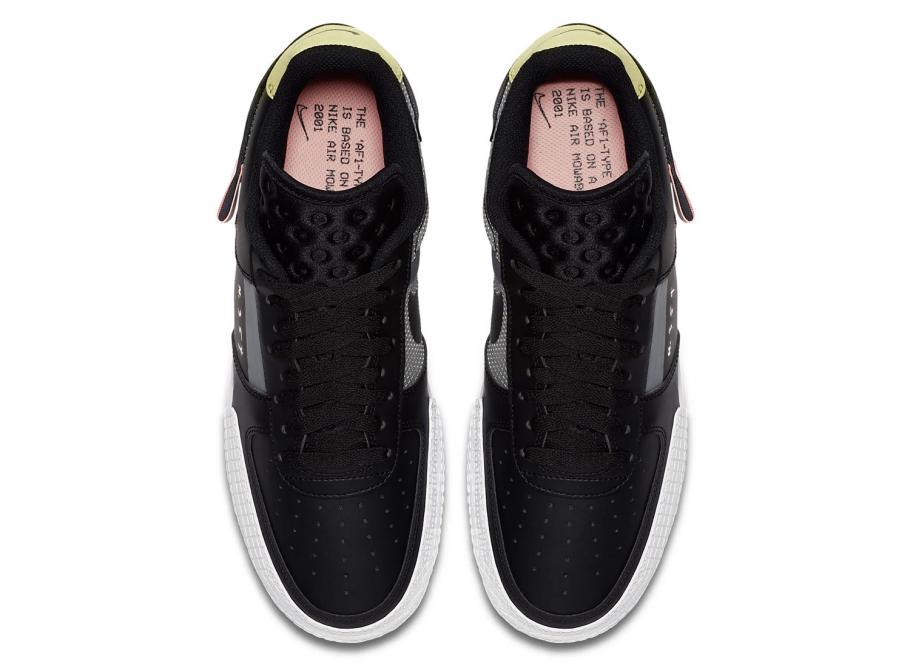 Nike AF1 Type Black CI0054 001 Novoid Plus