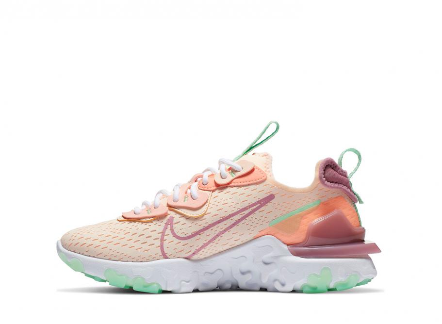 nike react vision pink and white