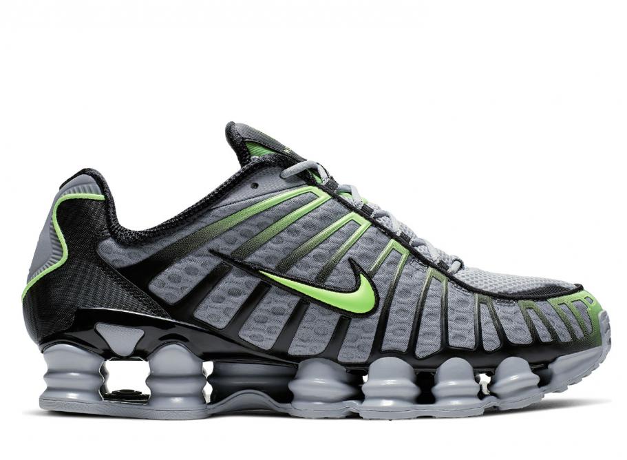 grey nike shox tl