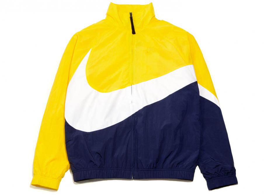 yellow nike swoosh