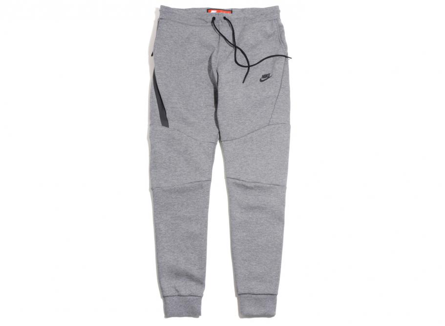 nike tech fleece joggers black and grey