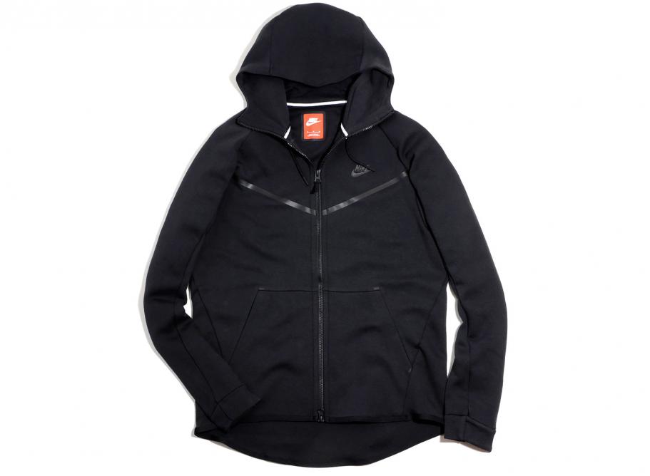 nike windrunner hoodie black