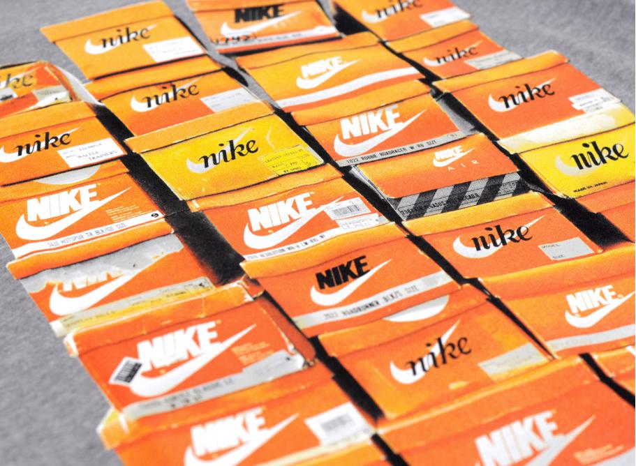Nike Vintage Shoebox T Shirt Carbon 834636 091 Novoid Plus