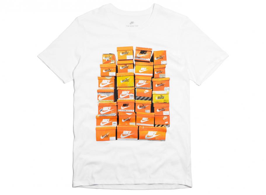 Nike Vintage Shoebox T Shirt White 834636 100 Novoid Plus