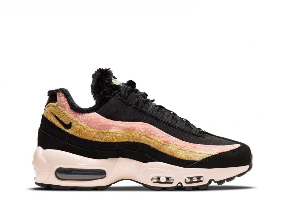 Nike W Air Max 95 Black Fur DB9577 001 Novoid Plus