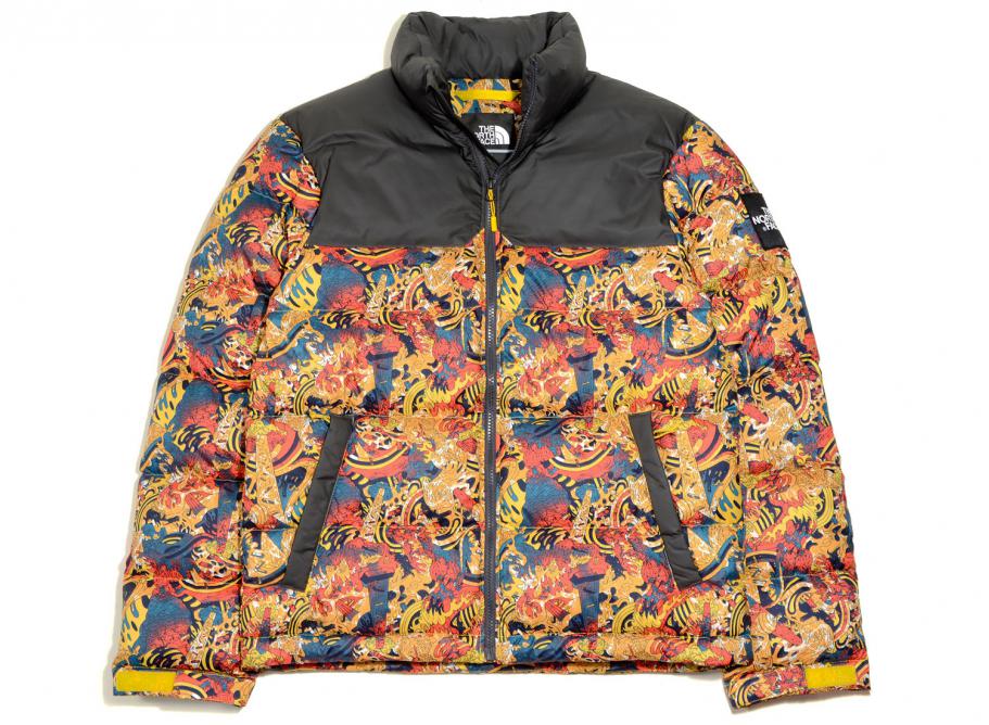 north face nuptse leopard