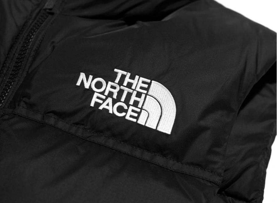 north face silver vest