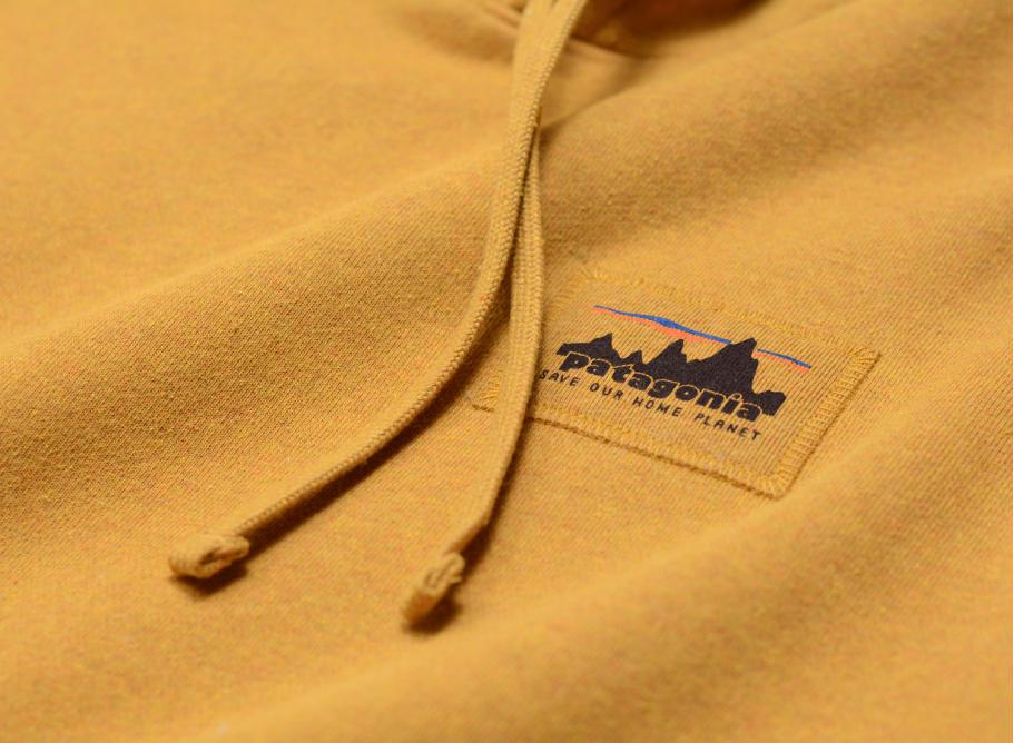 Yellow discount patagonia hoodie