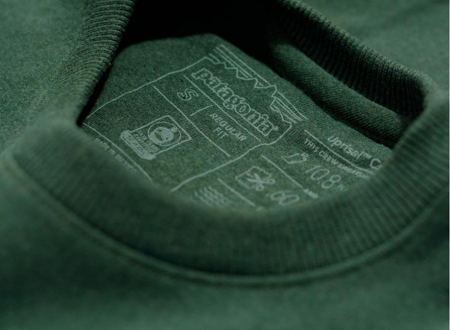 Patagonia Arched Fitz Roy Bear Uprisal Crew Alder Green Novoid Plus