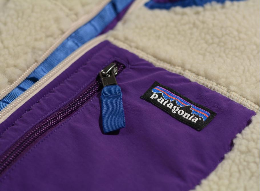 Patagonia Classic Retro X Fleece Vest Pelican Purple Novoid Plus