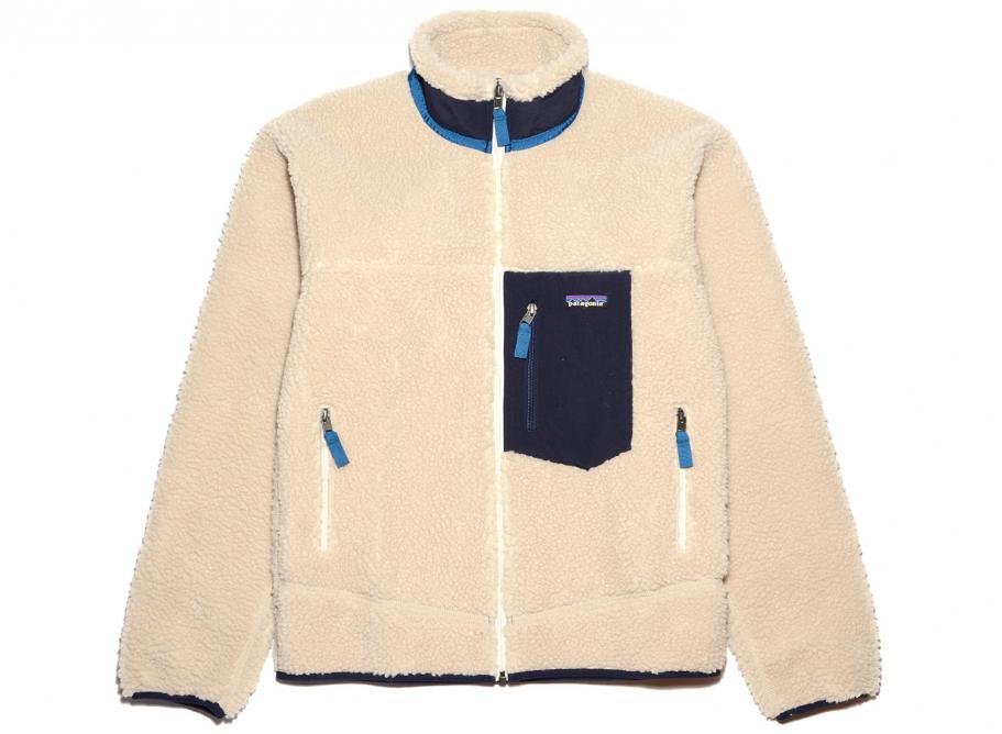 Patagonia Classic Retro X Fleece Jacket Natural Navy Novoid Plus
