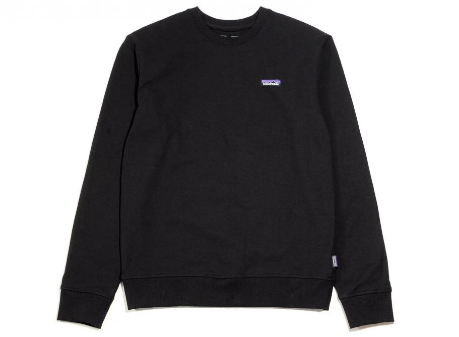 Patagonia P6 Label Uprisal Crew Sweatshirt Black Novoid Plus