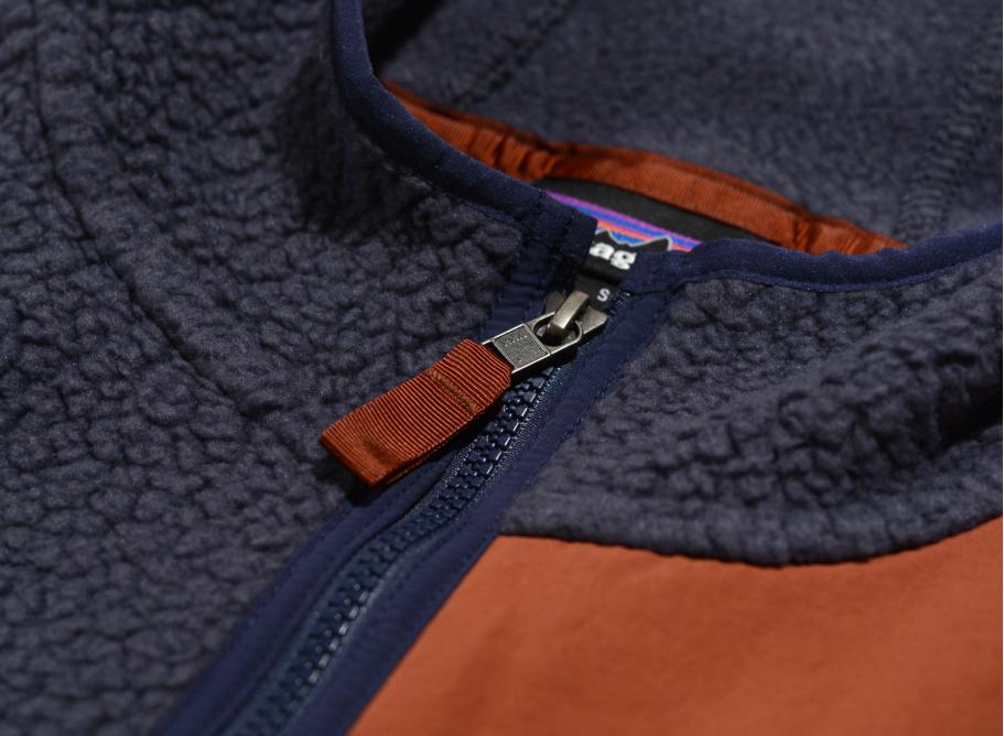 Men's retro outlet pile fleece pullover