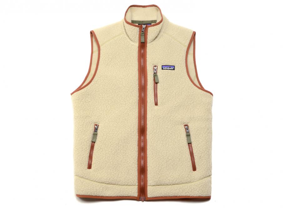 Patagonia Retro Pile Vest Khaki Sisu Brown Novoid Plus