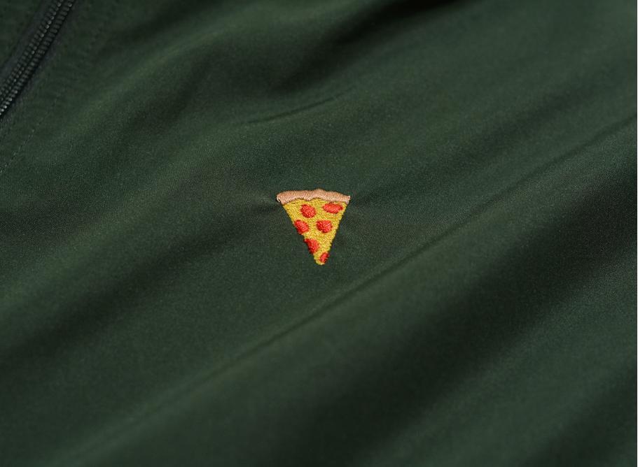 Pizza skateboards emoji deals logo hoodie