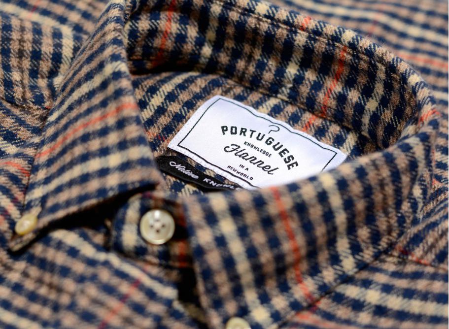 Portuguese Flannel Shirt Twill Beige / Novoid Plus